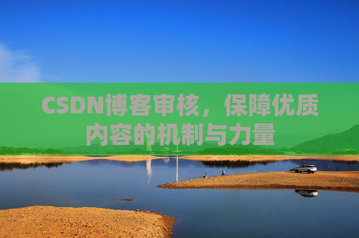 CSDN博客审核，保障优质内容的机制与力量